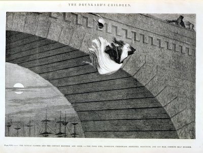 The Gin-Crazed Girl Commits Suicide, plate 8 of 